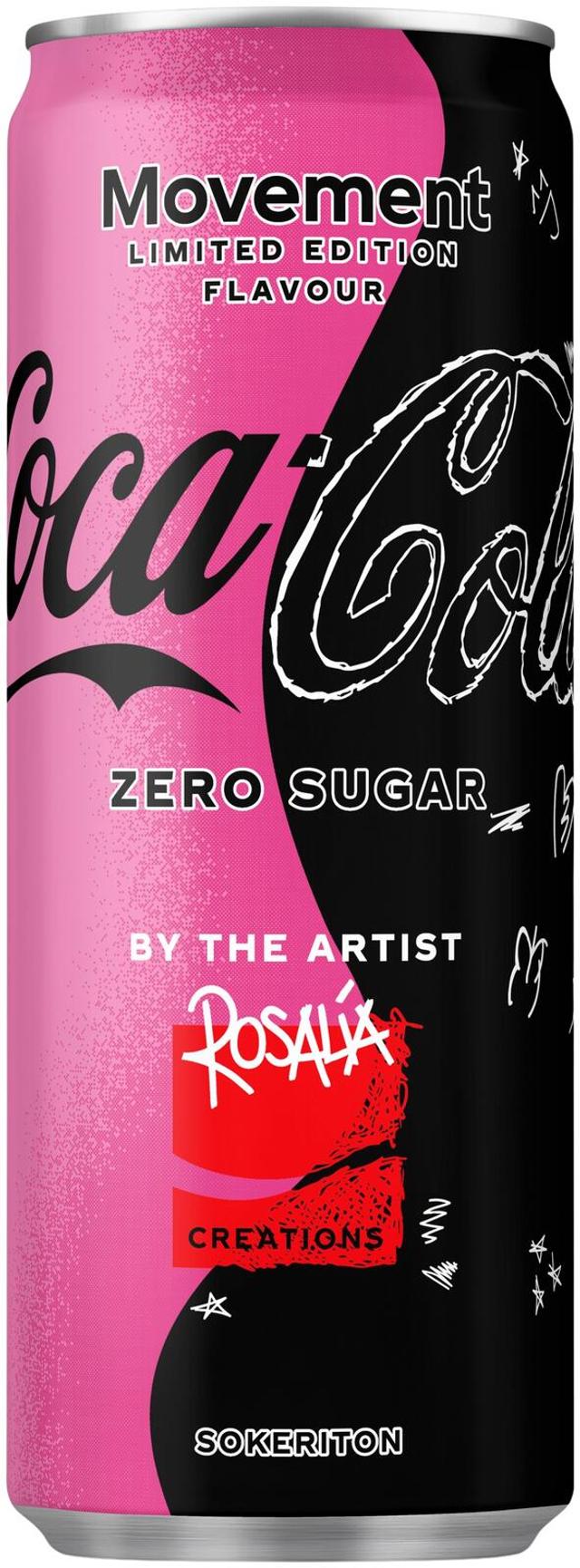 Coca-Cola Zero Movement virvoitusjuoma tölkki 0,25L