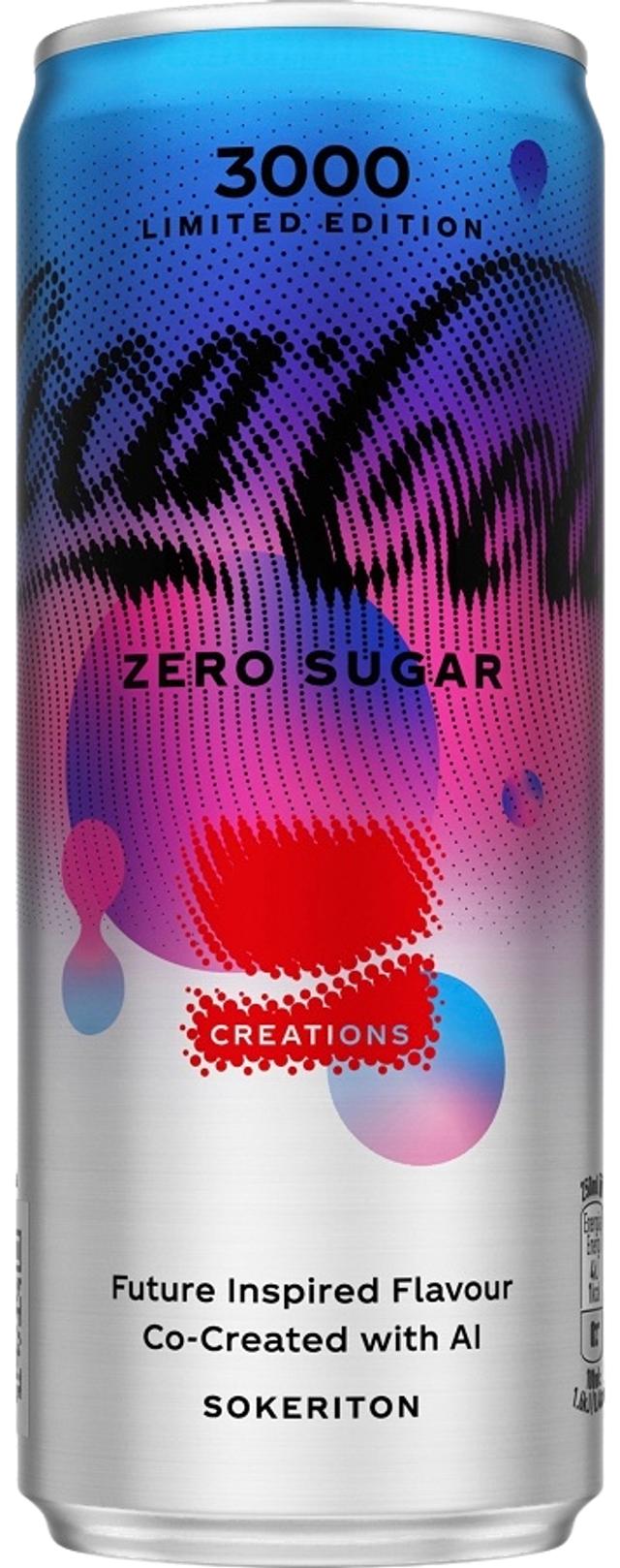 Coca-Cola Creations Zero Sugar 3000 virvoitusjuoma tölkki 0,25L