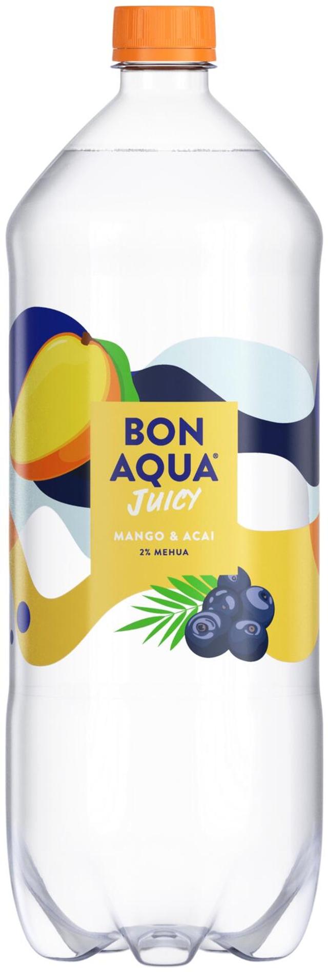 Bonaqua Juicy Mango & Acai hiilihap. juoma plo 1.5 L