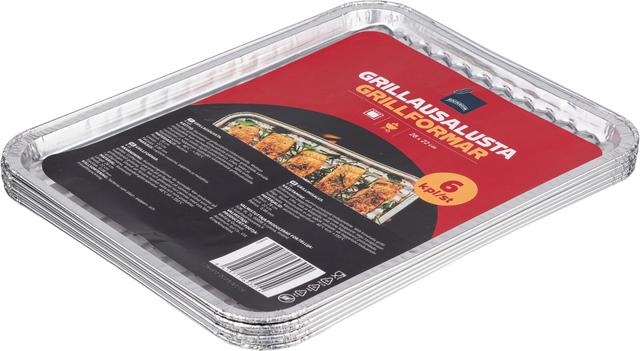 Rainbow grillausalusta 28x22cm 6kpl
