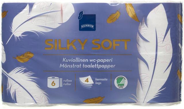 Rainbow Silky Soft WC-paperi 6rl