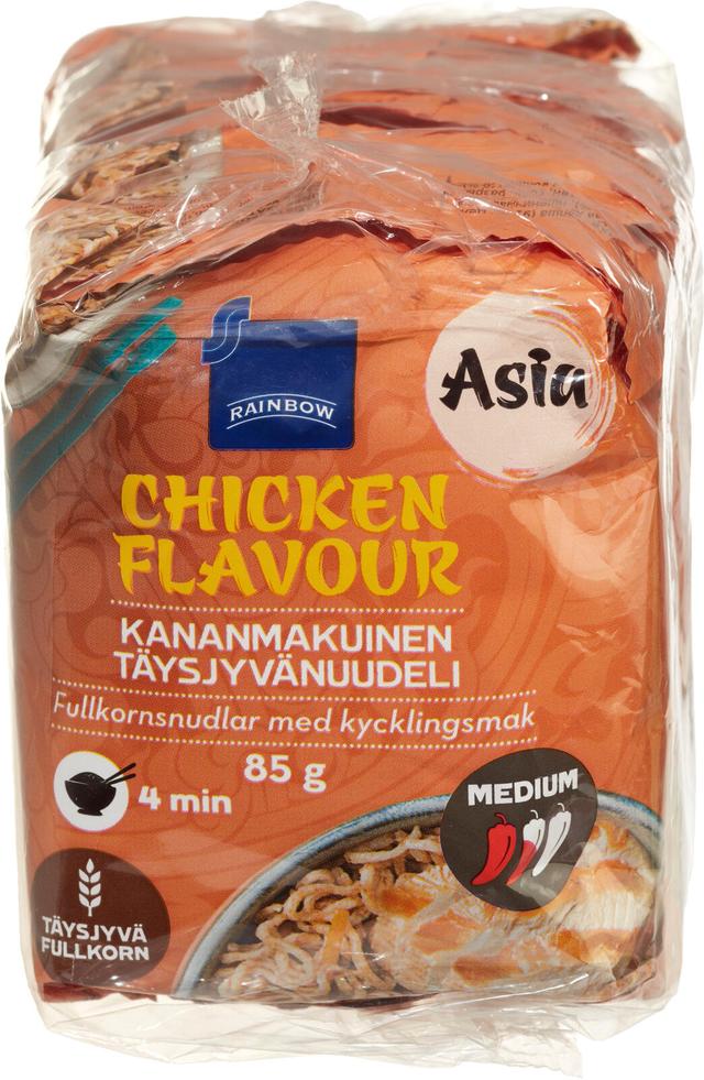 Rainbow Kananmakuinen Täysjyvänuudeli 425 g (5×85 g)