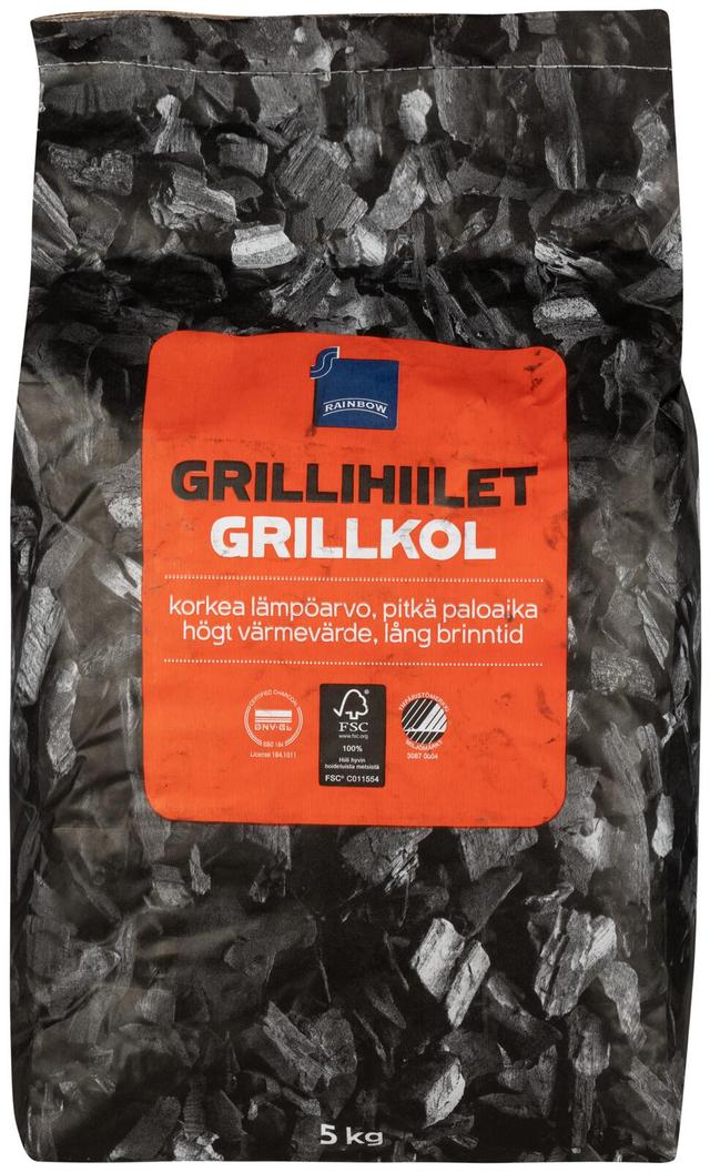 Rainbow grillihiili 5 kg