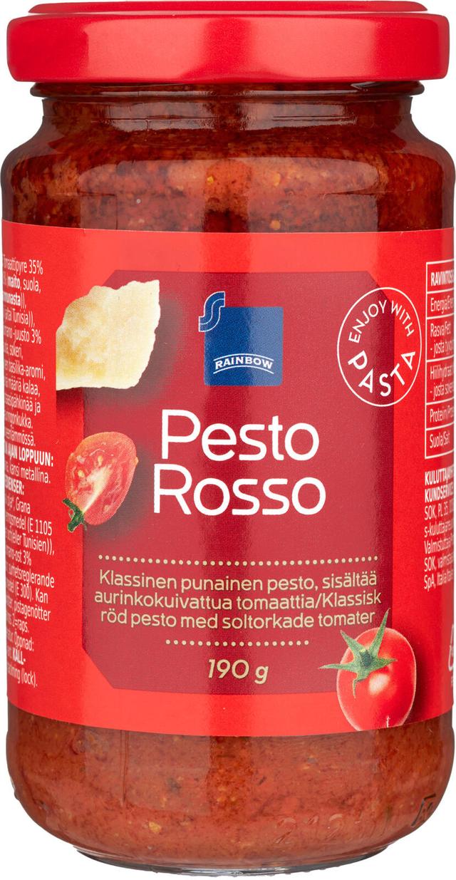 Rainbow 190g Pesto Rosso