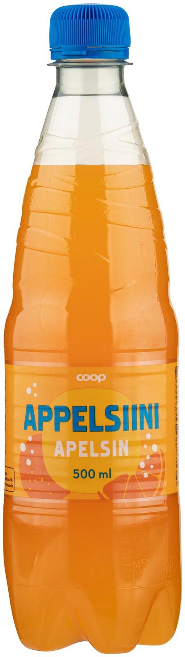 Coop Appelsiini virvoitusjuoma 0,5 l kmp