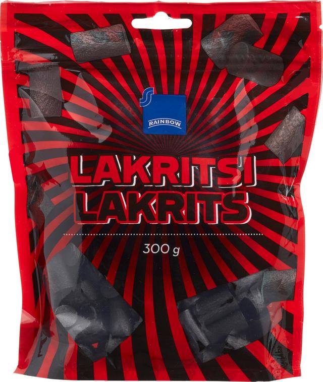 Rainbow lakritsi 300g