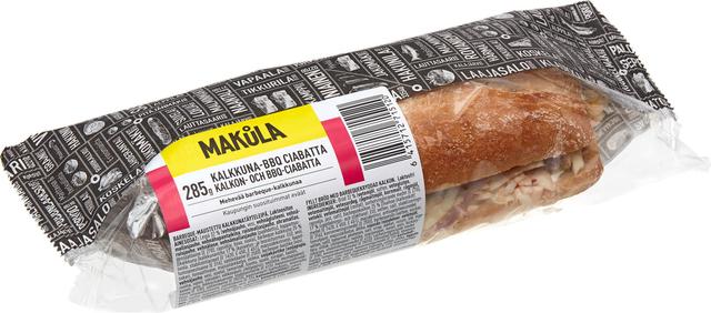 Makula kalkkuna-BBQ ciabatta 285 g