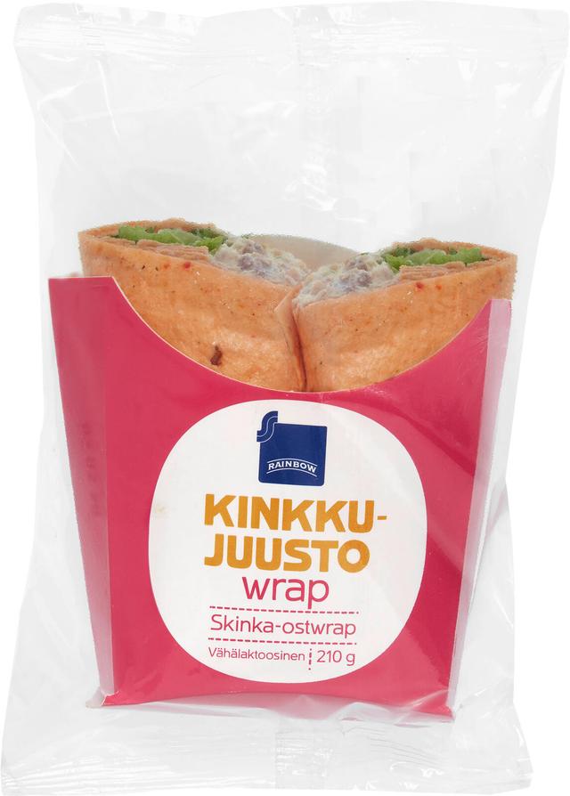 Rainbow Kinkku-juusto wrap 210g