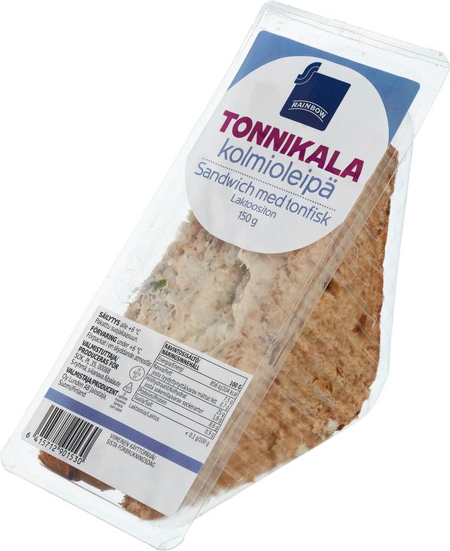 Rainbow Tonnikalakolmioleipä 150g