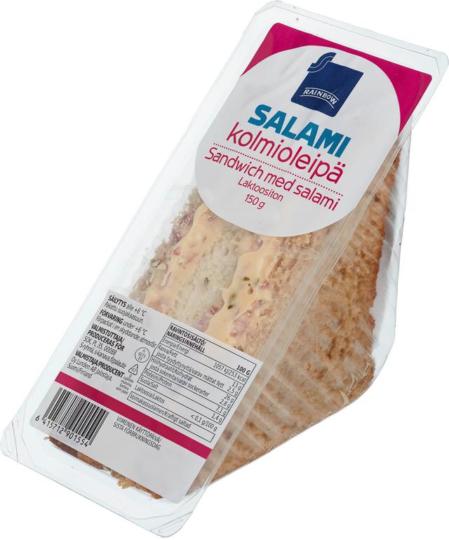 Rainbow Salamikolmioleipä 150g