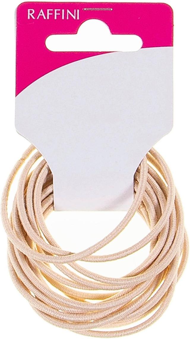 Raffini hiuslenkki beige ohut 15kpl