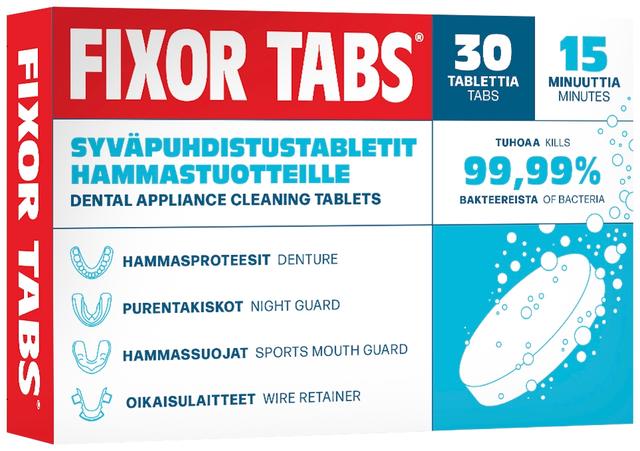 Fixor Tabs 30 kpl