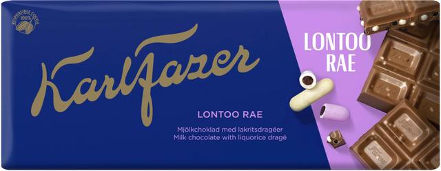 Karl Fazer Lontoo rae suklaalevy 180g