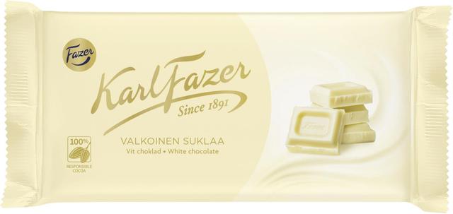 Karl Fazer valkosuklaalevy 131 g