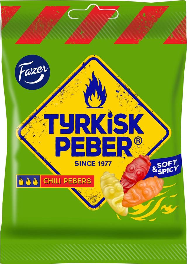 Fazer Tyrkisk Peber Chili Pebers karkkipussi 120g