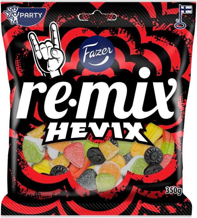 Fazer Remix Hevix karkkipussi 350g
