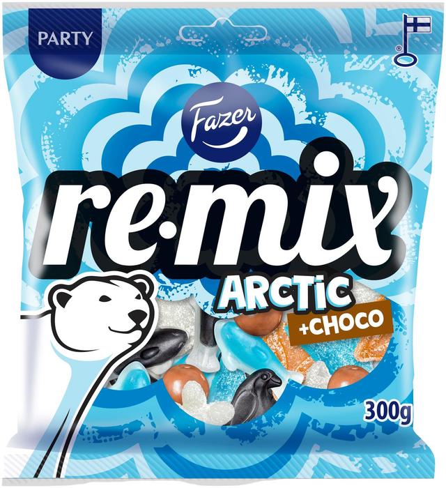 Fazer Remix Arctic +choco karkkipussi 300g