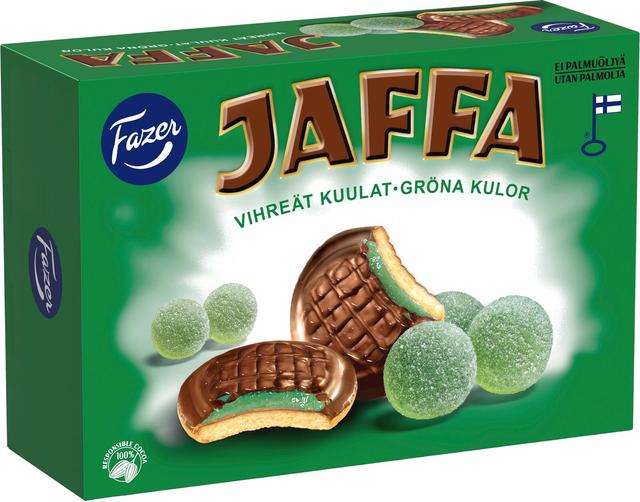 Fazer Jaffa Vihreät kuulat leivoskeksi 300g