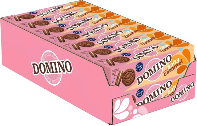 Fazer Domino Salty Caramel keksi 175g