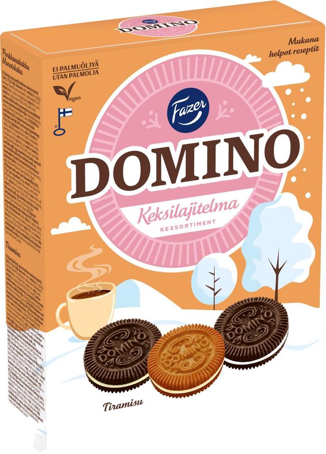Fazer Domino keksilajitelma 525g