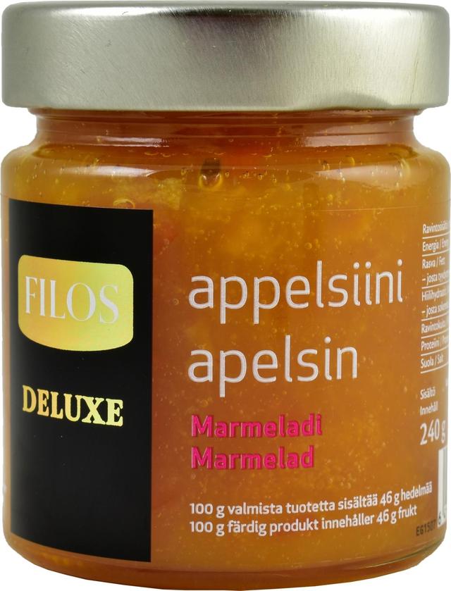 Filos Deluxe 240g appelsiinimarmeladi