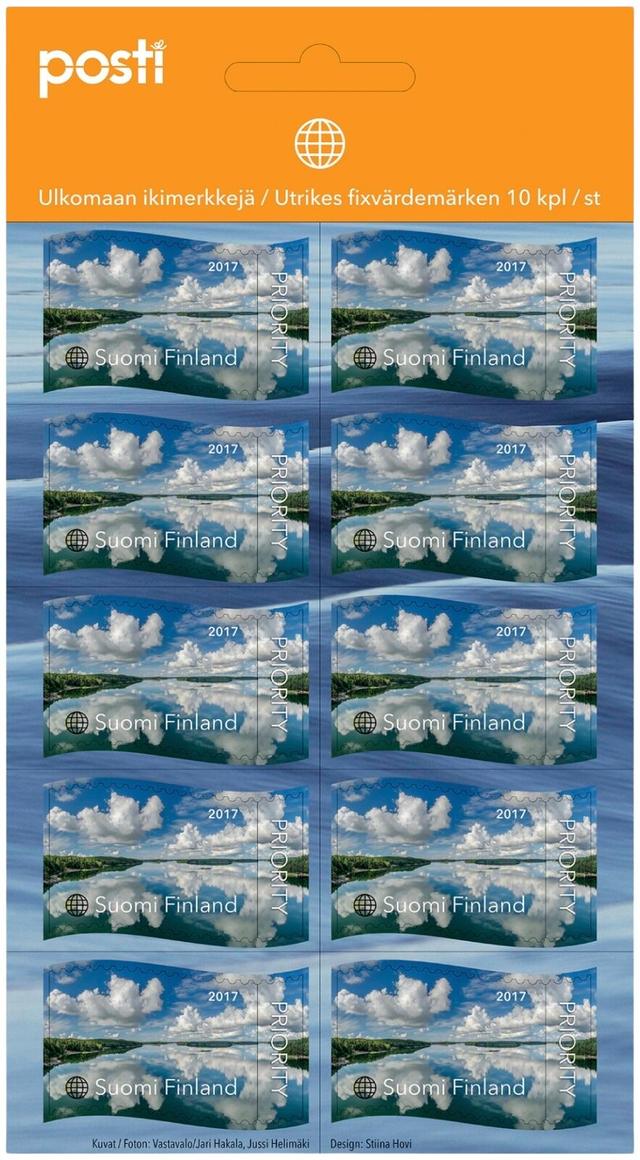 Postimerkki Pilviä saaristossa 10 x ulkomaan ikimerkki