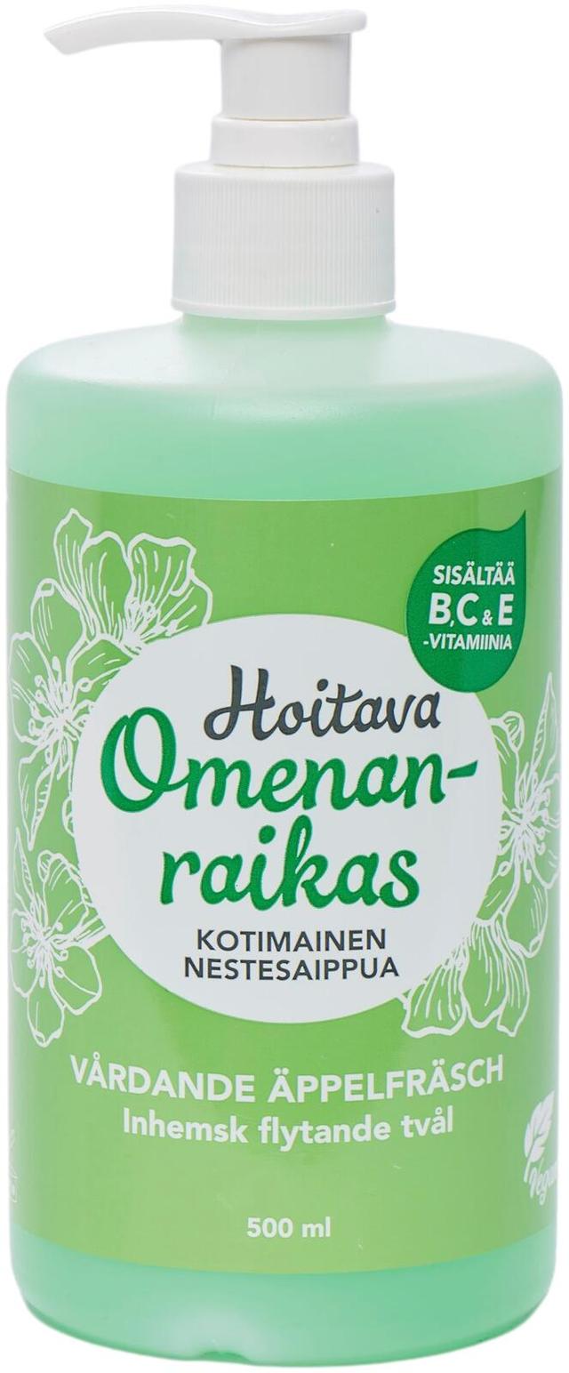 LifeHair Hoitava kotimainen nestesaippua Omenanraikas 500 ml