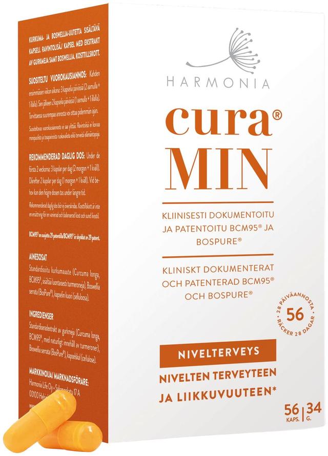 Harmonia curaMIN 56 kapselia /34g