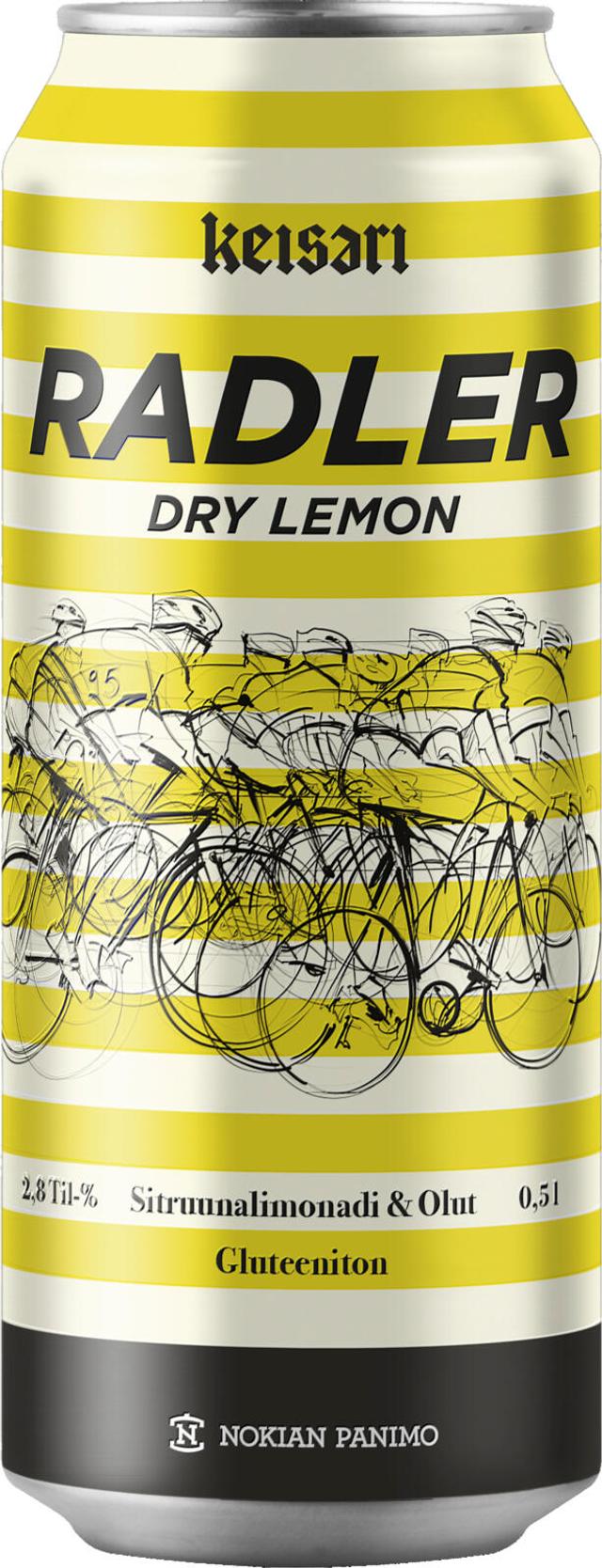 Keisari Dry Radler Lemon 2,8% 0,5l