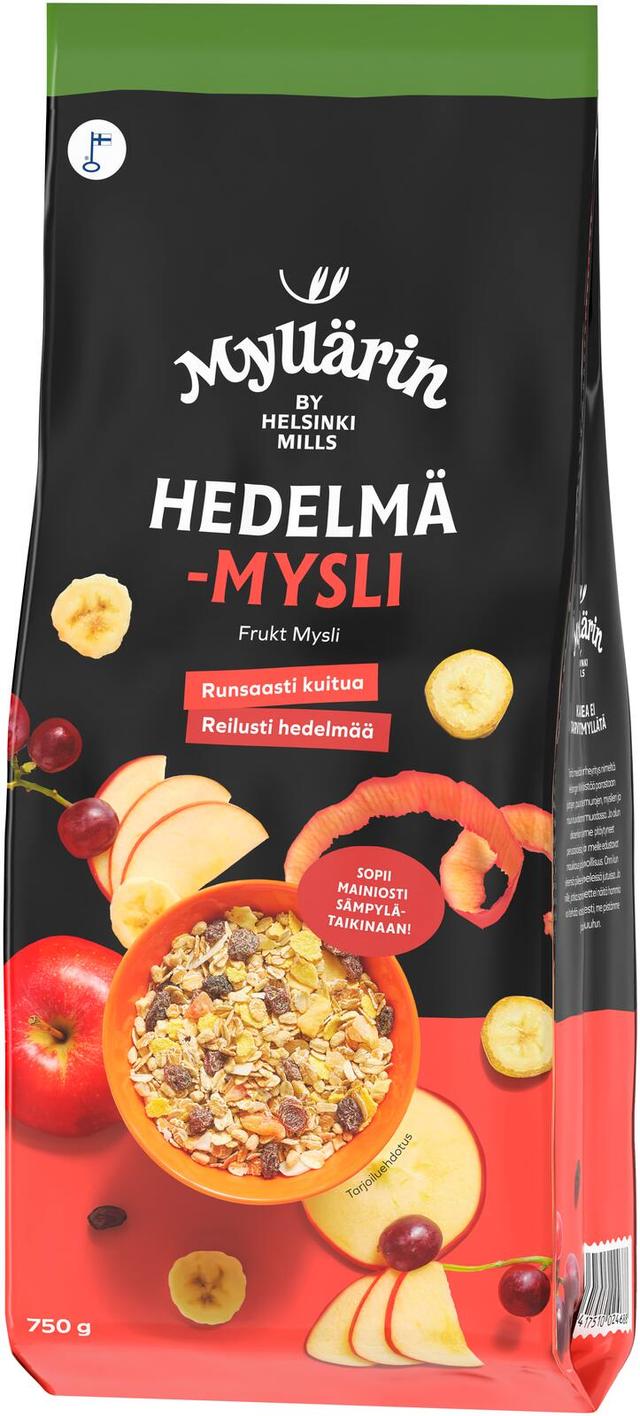 Myllärin Hedelmä Mysli 750 g