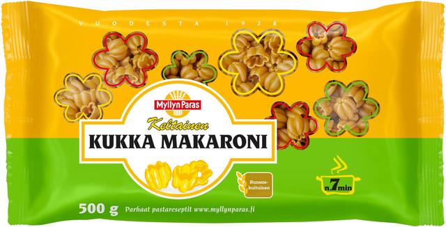 Myllyn Paras Keltainen Kukka Makaroni 500g