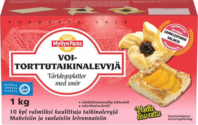 Myllyn Paras Voitorttutaikinalevyjä 1kg