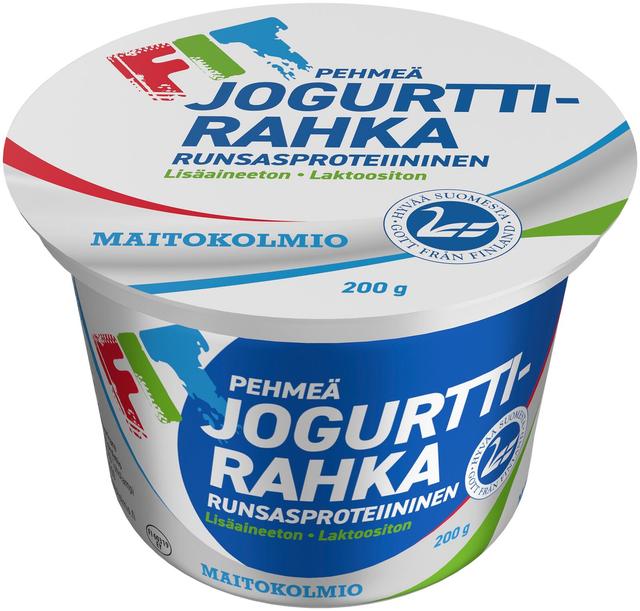 Maitokolmio FIT laktoositon pehmeä jogurttirahka 200g