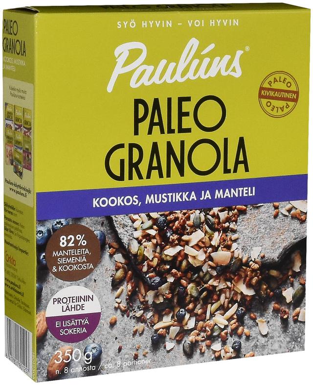 Paulúns paleo kookos granola siemenmysli 350g