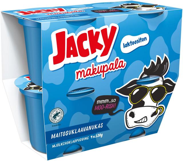 Jacky Makupala laktoositon maitosuklaavanukas 4x120g