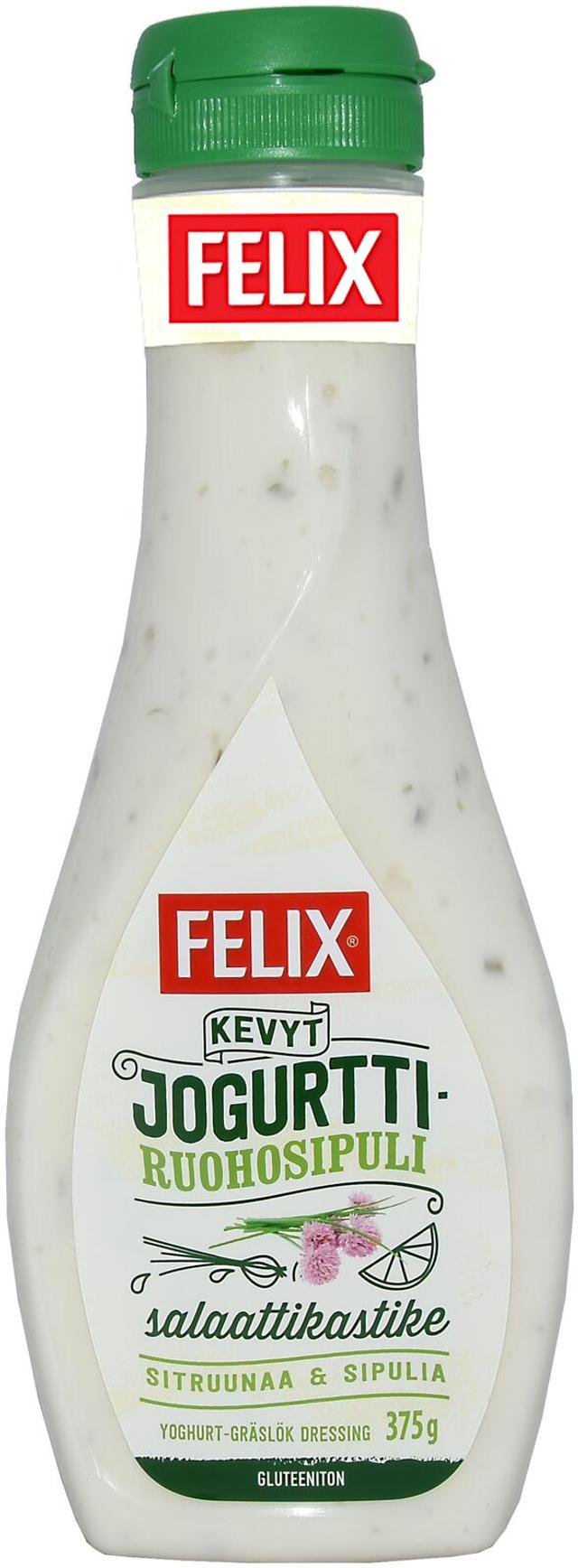 Felix kevyt jogurtti-ruohosipuli salaattikastike 375g