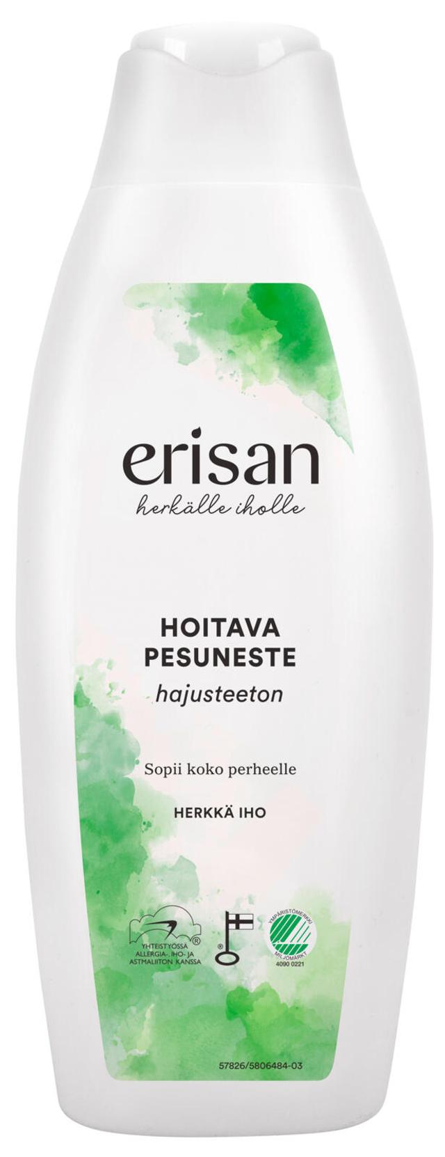 Erisan Hajusteeton Hoitava Pesuneste 400 ml