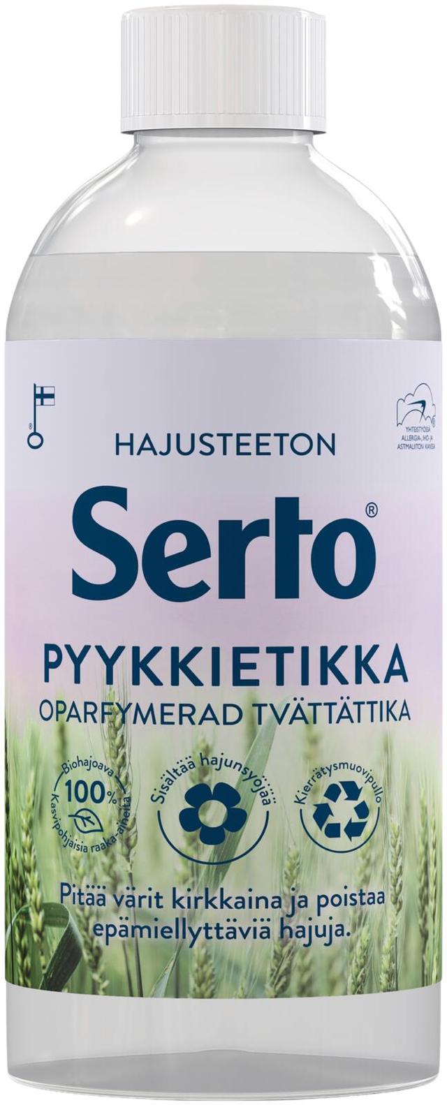 Serto Hajusteeton Pyykkietikka 475ml