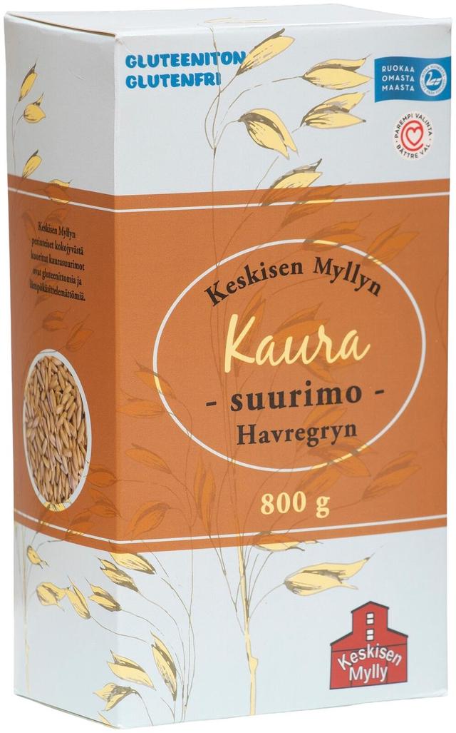 Keskisen Myllyn Gluteeniton Kaurasuurimo 800g