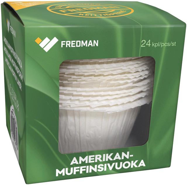 Fredman Amerikanmuffinsivuoka 24kpl