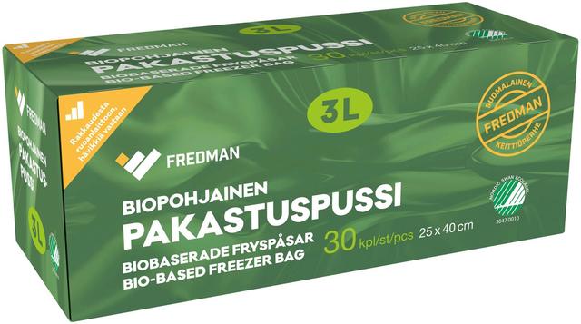 Fredman Eko pakastuspussi 3l 30kpl