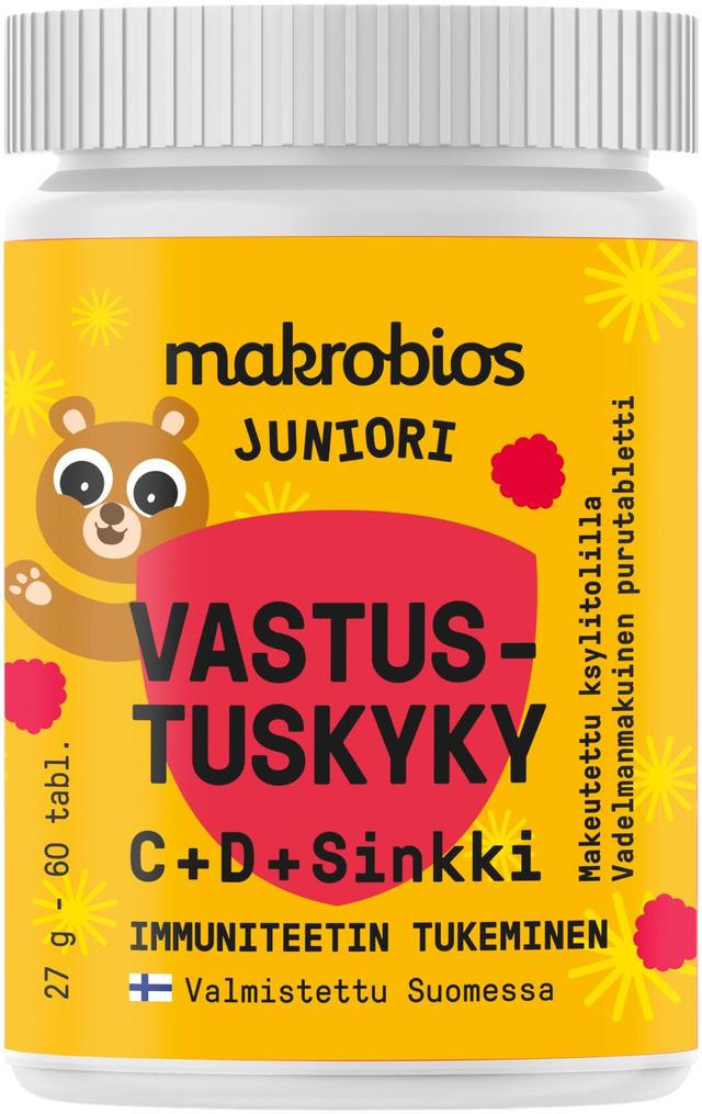 Makrobios Juniori Vastustuskyky 60 tablettia 27g