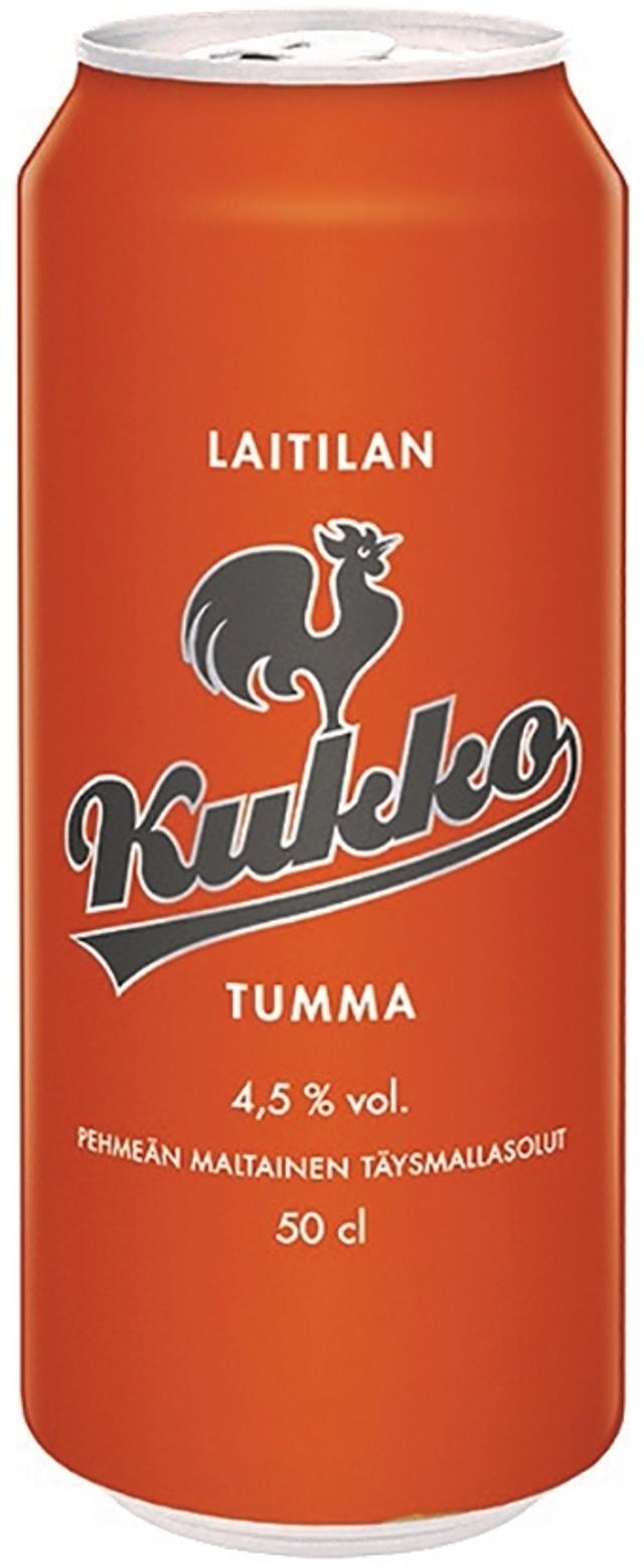 Laitilan Kukko Tumma 4,5 til-% 0,5L lagerolut