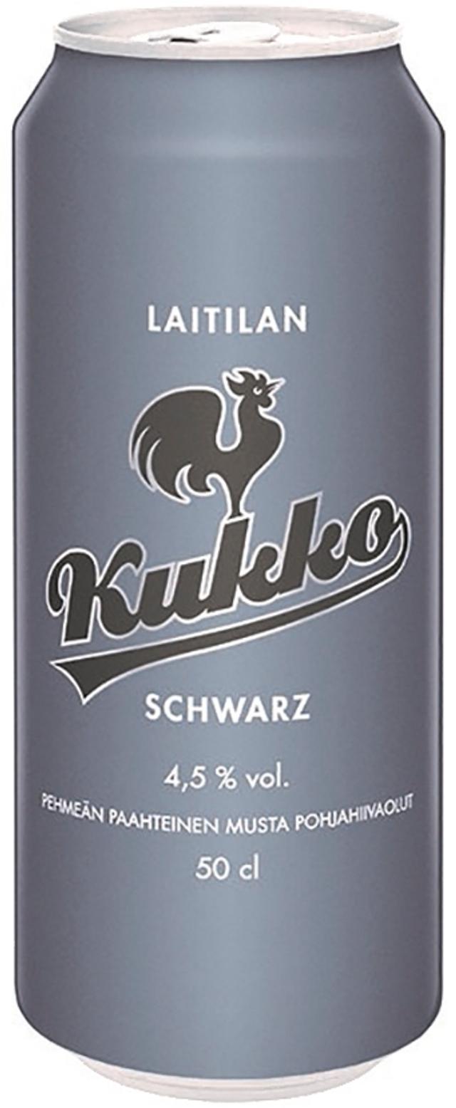 Laitilan Kukko Schwarz 4,5% 0,5L olut