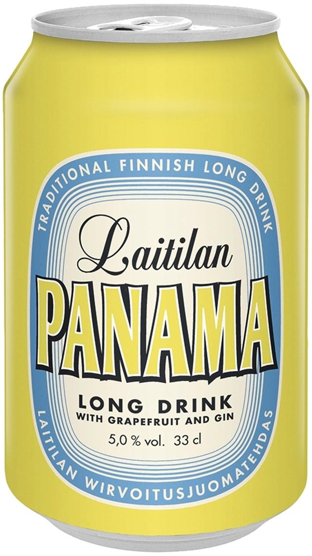 Laitilan Panama 5,0% 0,33L long drink with grapefruit and gin