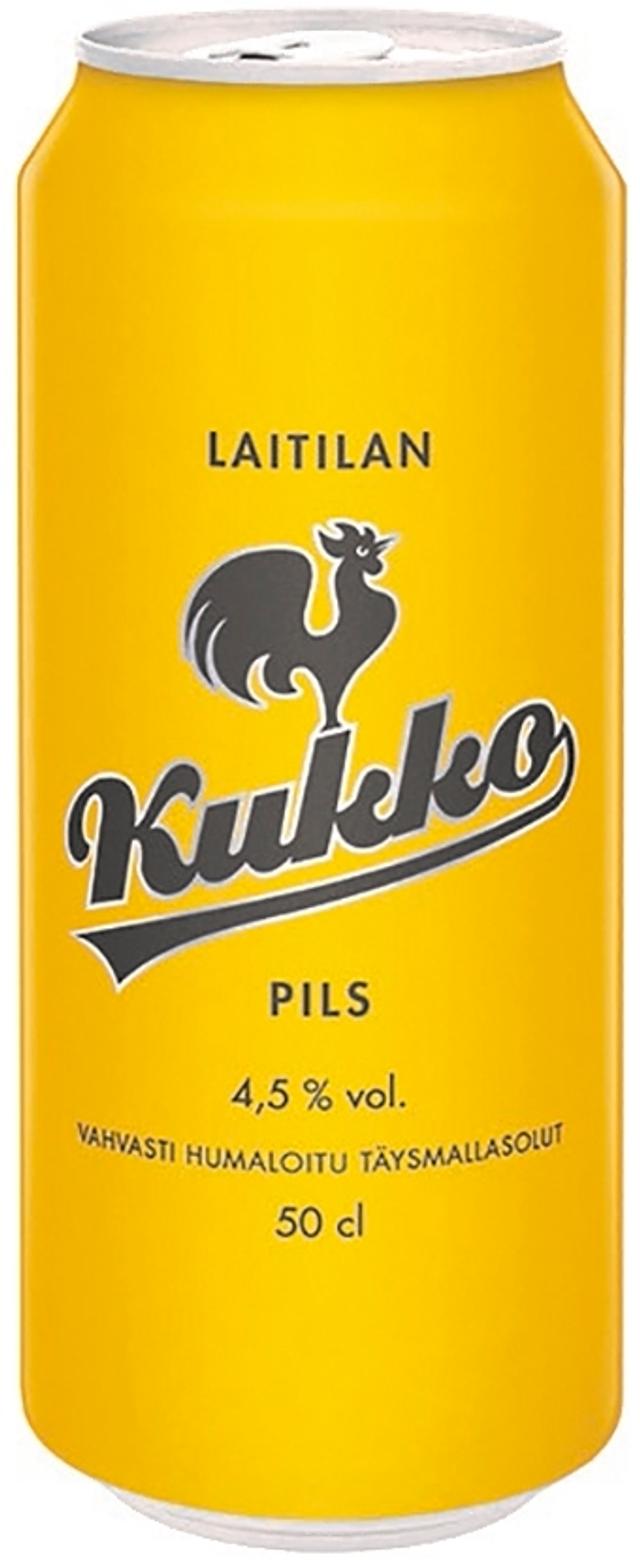 Laitilan Kukko Pils 4,5% 0,5L olut