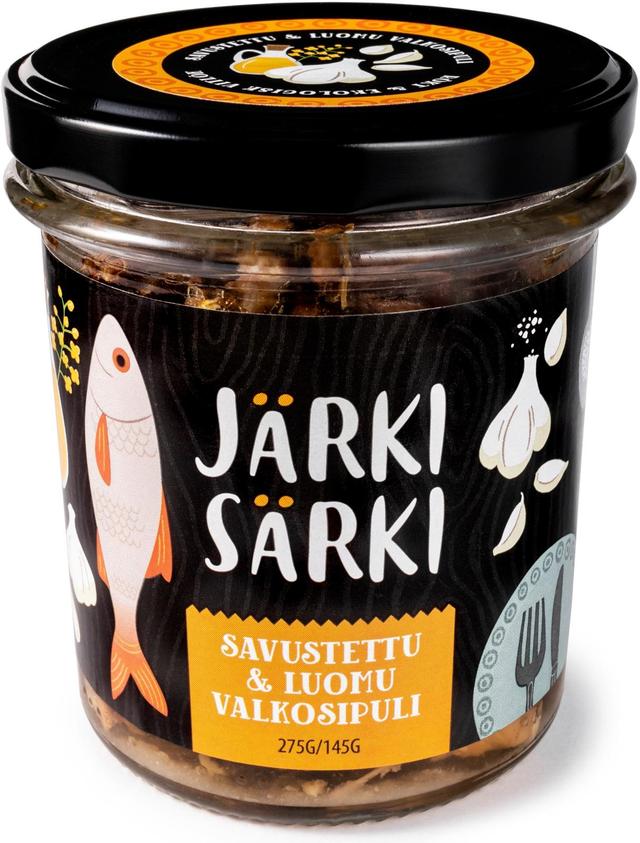 Järki Särki 275g/145g savustettu & luomuvalkosipuli