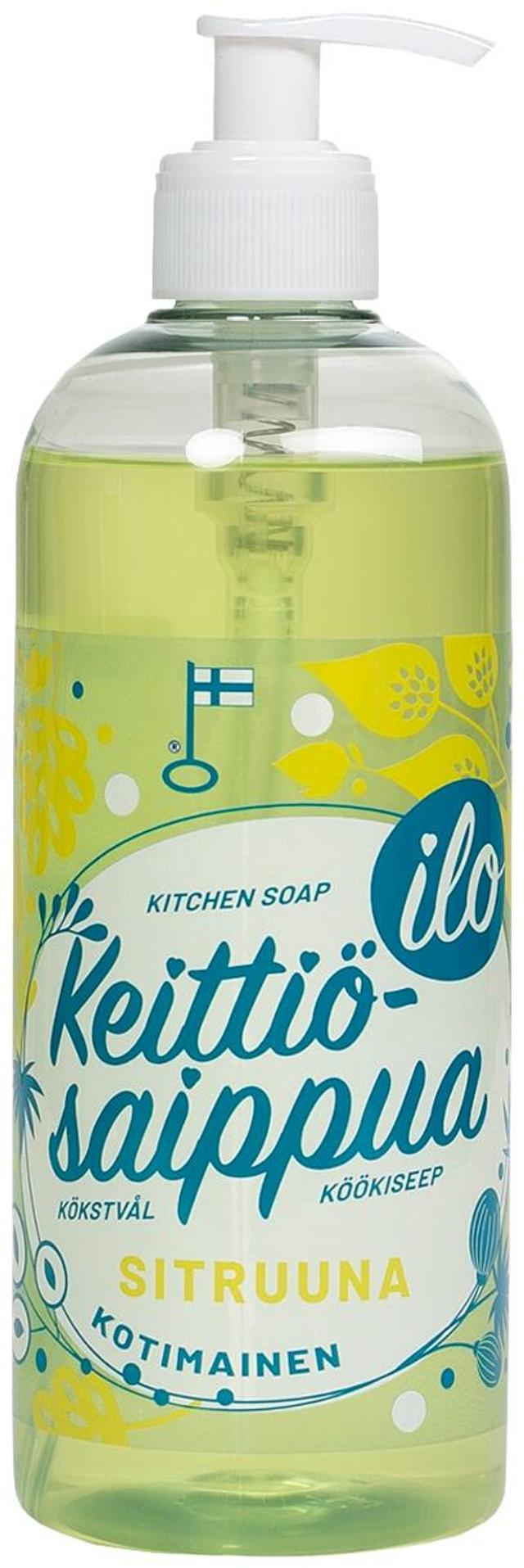 ILO Keittiösaippua 500 ml Sitruuna