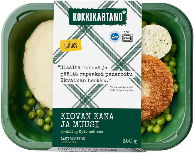 Kokkikartano Kiovan kana ja muusi 350g