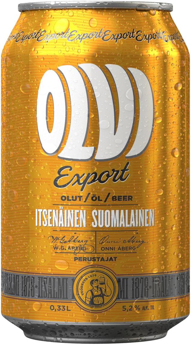 OLVI Export 5,2 % olut 0,33 l tlk